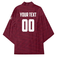 Custom Argentine Football Lanus Kimono Granate Go Champions