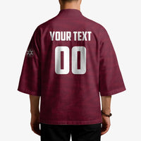 Custom Argentine Football Lanus Kimono Granate Go Champions