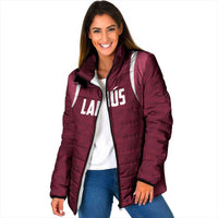 Custom Argentine Football Lanus Padded Jacket Granate Go Champions