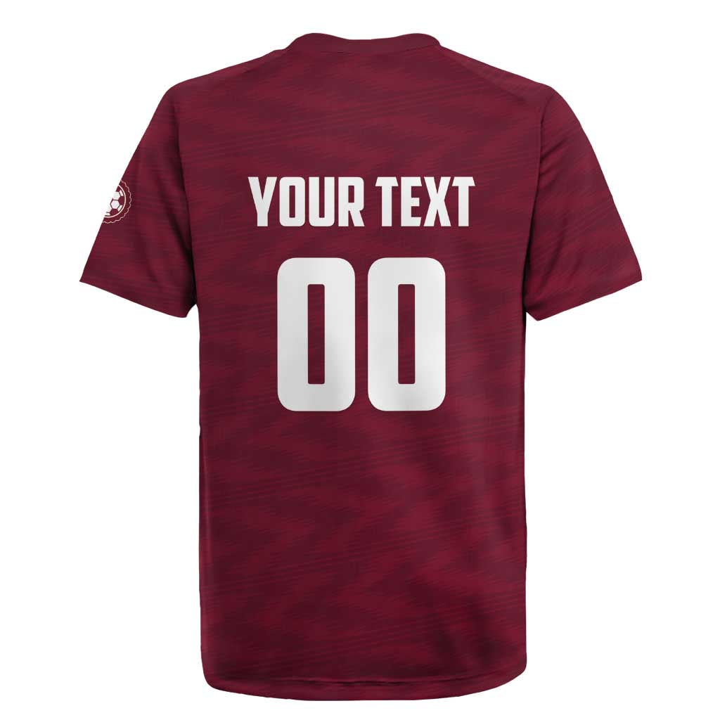 Custom Argentine Football Lanus Rugby Jersey Granate Go Champions
