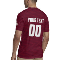 Custom Argentine Football Lanus Rugby Jersey Granate Go Champions