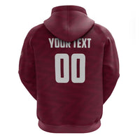 Custom Argentine Football Lanus Zip Hoodie Granate Go Champions