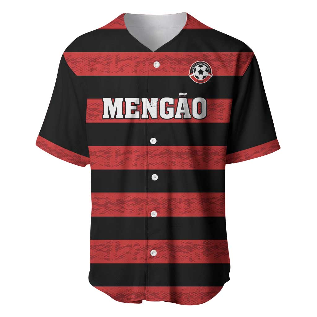 Custom Brazilian Football Big Mengo Baseball Jersey Rubro-Negro Go Glory