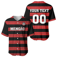 Custom Brazilian Football Big Mengo Baseball Jersey Rubro-Negro Go Glory