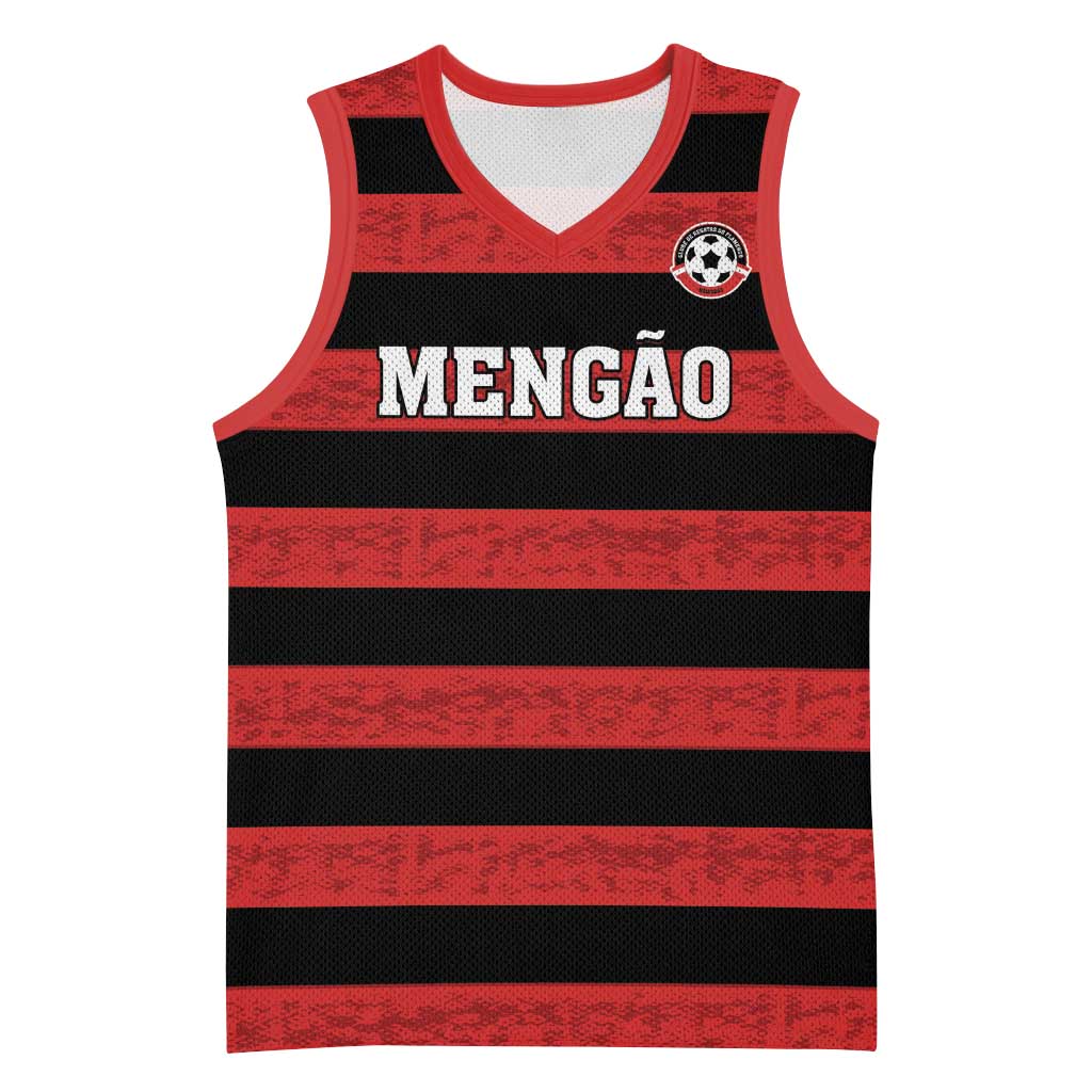 Custom Brazilian Football Big Mengo Basketball Jersey Rubro-Negro Go Glory