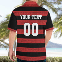 Custom Brazilian Football Big Mengo Hawaiian Shirt Rubro-Negro Go Glory