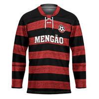 Custom Brazilian Football Big Mengo Hockey Jersey Rubro-Negro Go Glory