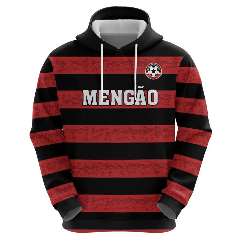 Custom Brazilian Football Big Mengo Hoodie Rubro-Negro Go Glory