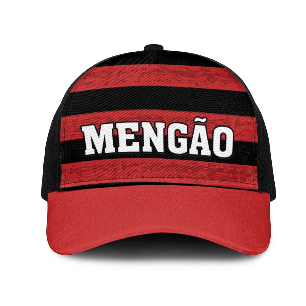 Brazilian Football Big Mengo Mesh Trucker Cap Rubro-Negro Go Glory