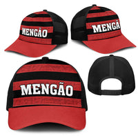 Brazilian Football Big Mengo Mesh Trucker Cap Rubro-Negro Go Glory