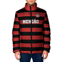 Custom Brazilian Football Big Mengo Padded Jacket Rubro-Negro Go Glory