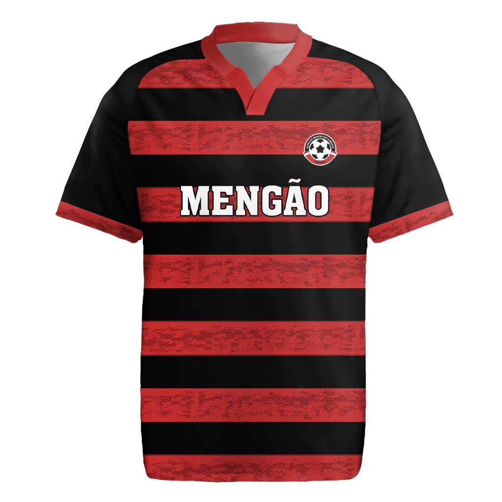Custom Brazilian Football Big Mengo Rugby Jersey Rubro-Negro Go Glory
