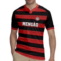 Custom Brazilian Football Big Mengo Rugby Jersey Rubro-Negro Go Glory