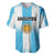 Custom Argentina Football Baseball Jersey