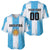 Custom Argentina Football Baseball Jersey