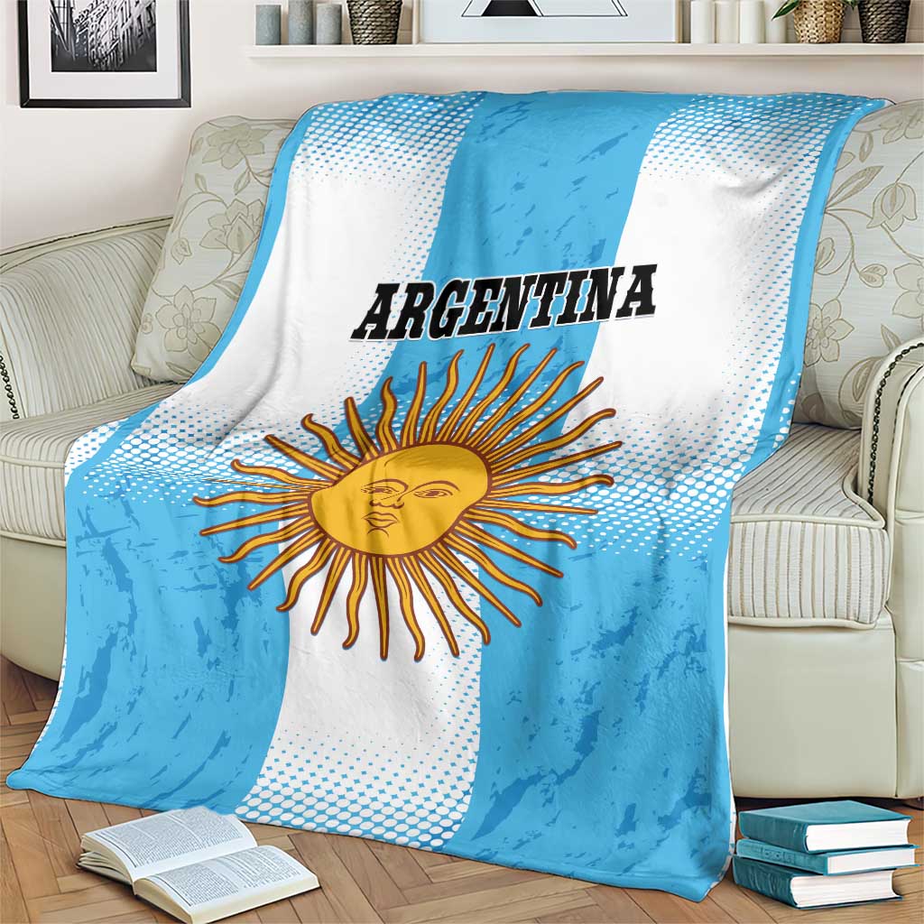 Argentina Football Blanket