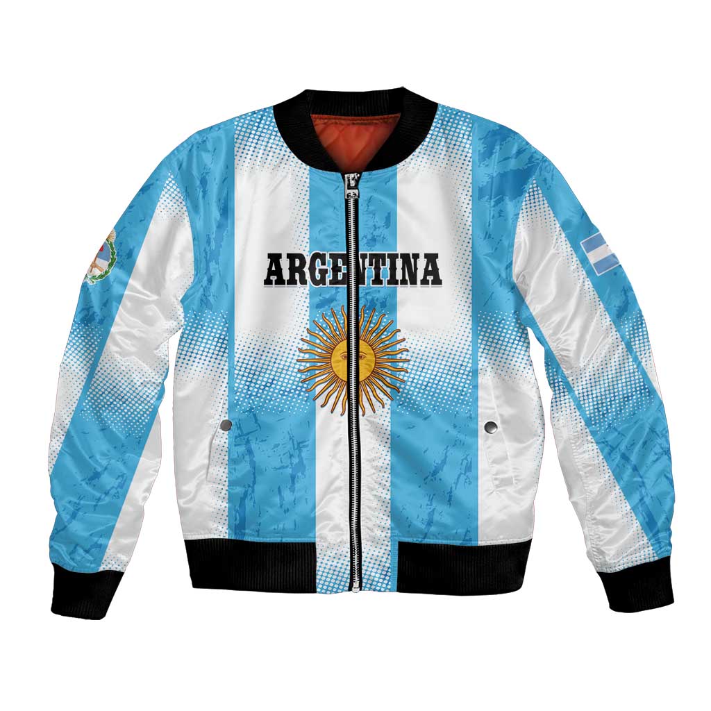 Custom Argentina Football Bomber Jacket