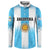 Custom Argentina Football Button Sweatshirt