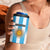Custom Argentina Football 4 in 1 Can Cooler Tumbler