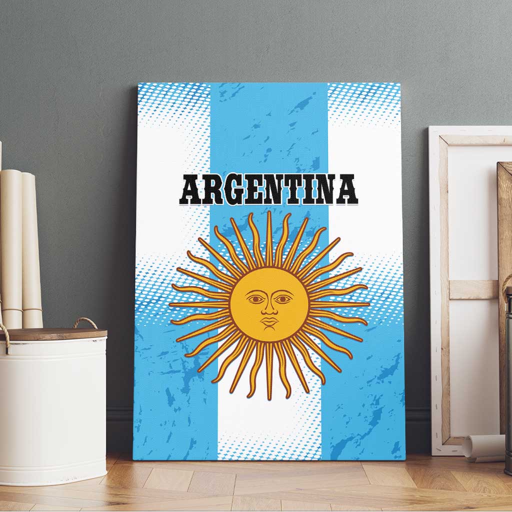 Argentina Football Canvas Wall Art
