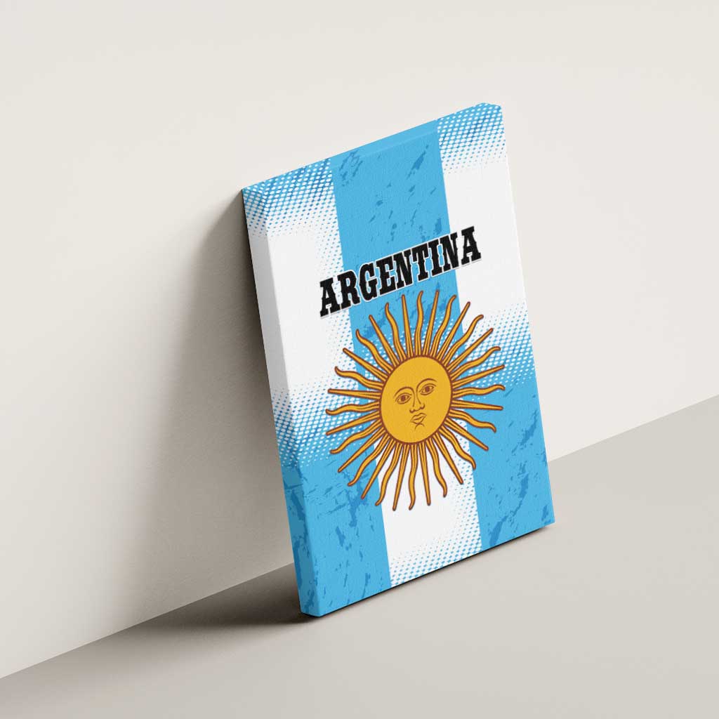 Argentina Football Canvas Wall Art