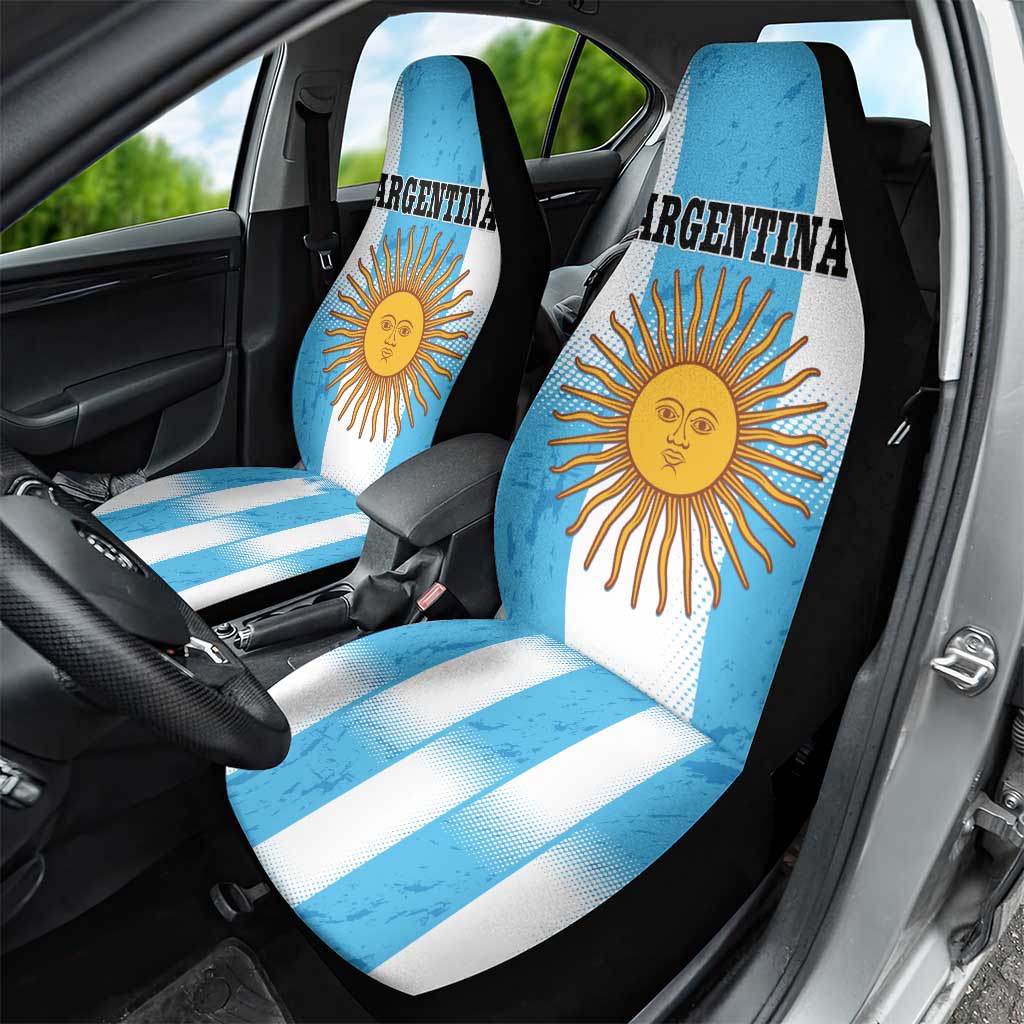 Argentina Football Car Seat Cover