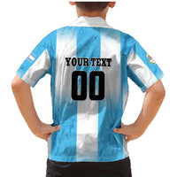 Custom Argentina Football Family Matching Mermaid Dress and Hawaiian Shirt