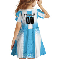 Custom Argentina Football Family Matching Mermaid Dress and Hawaiian Shirt