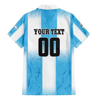 Custom Argentina Football Family Matching Mermaid Dress and Hawaiian Shirt