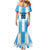 Custom Argentina Football Family Matching Mermaid Dress and Hawaiian Shirt