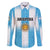 Custom Argentina Football Family Matching Puletasi and Hawaiian Shirt