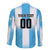 Custom Argentina Football Family Matching Short Sleeve Bodycon Dress and Hawaiian Shirt