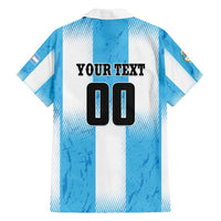 Custom Argentina Football Family Matching Summer Maxi Dress and Hawaiian Shirt