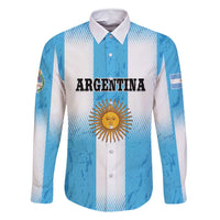 Custom Argentina Football Family Matching Summer Maxi Dress and Hawaiian Shirt