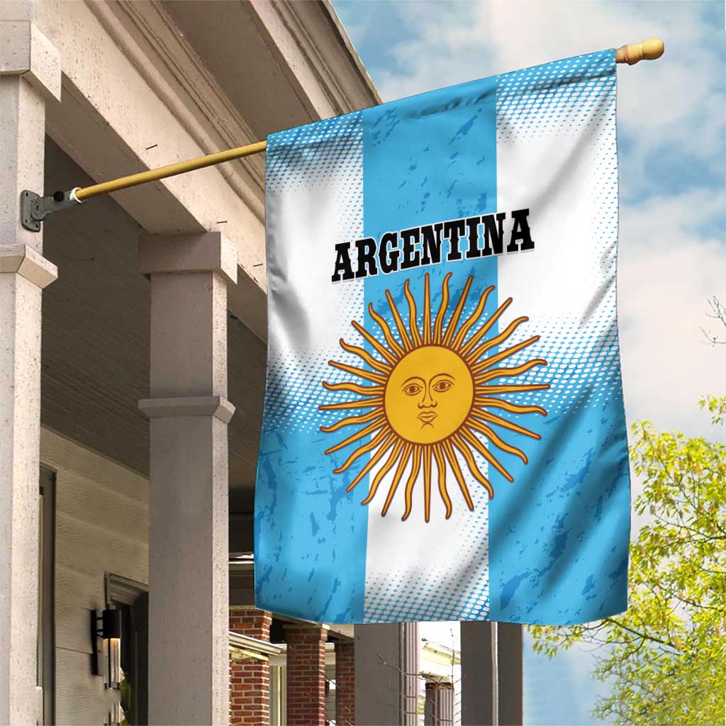Argentina Football Garden Flag