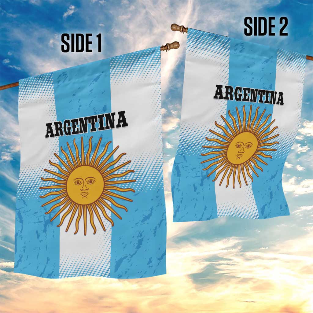 Argentina Football Garden Flag