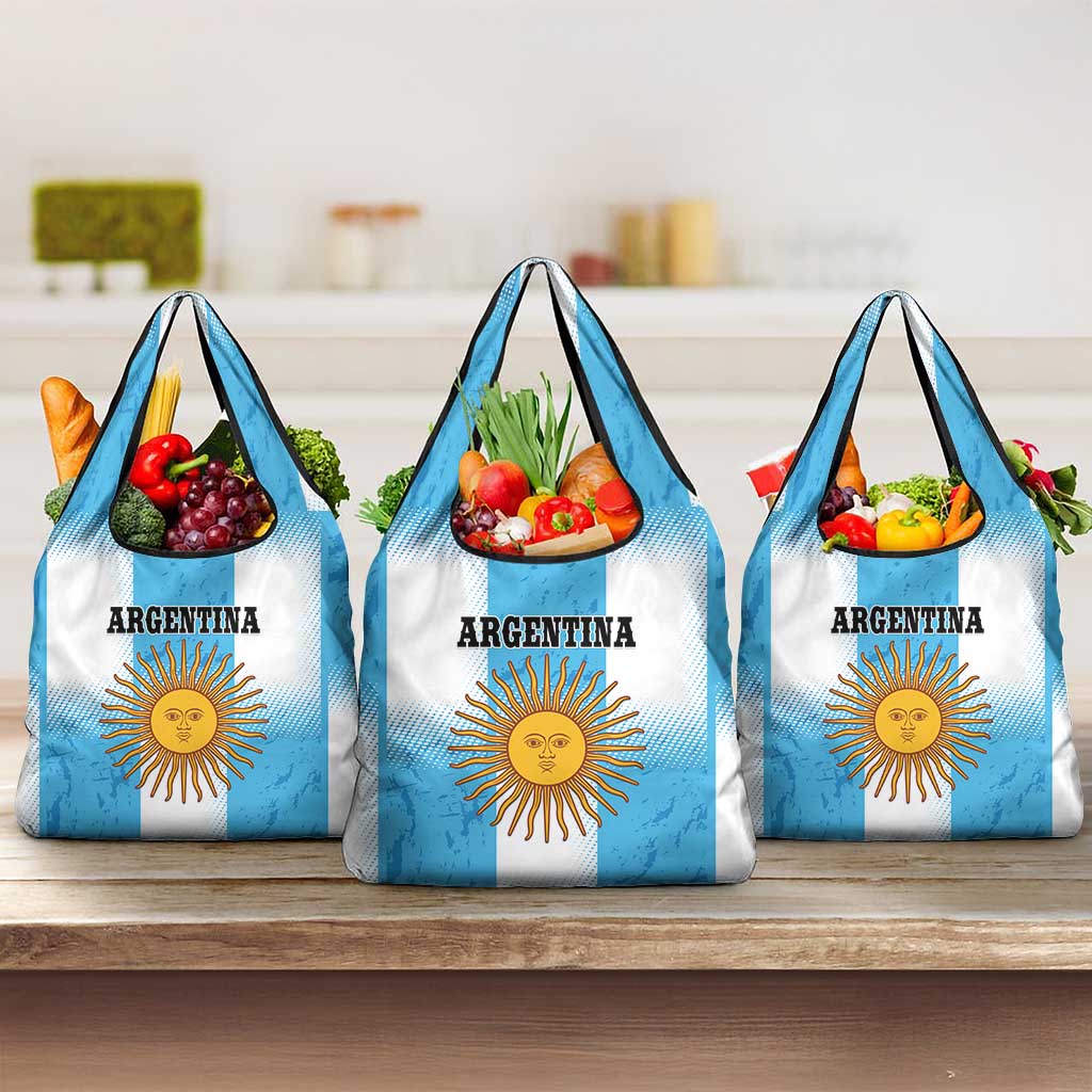Argentina Football Grocery Bag