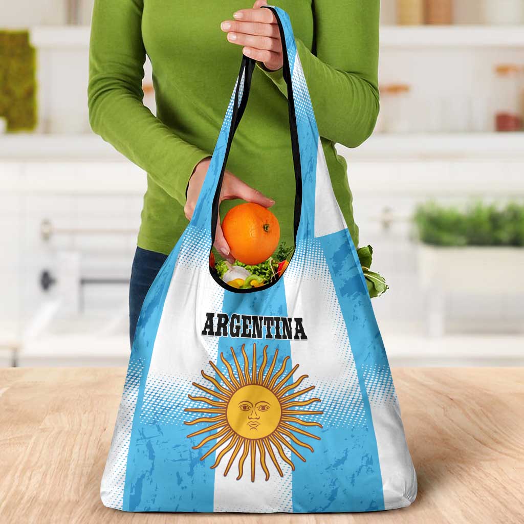 Argentina Football Grocery Bag