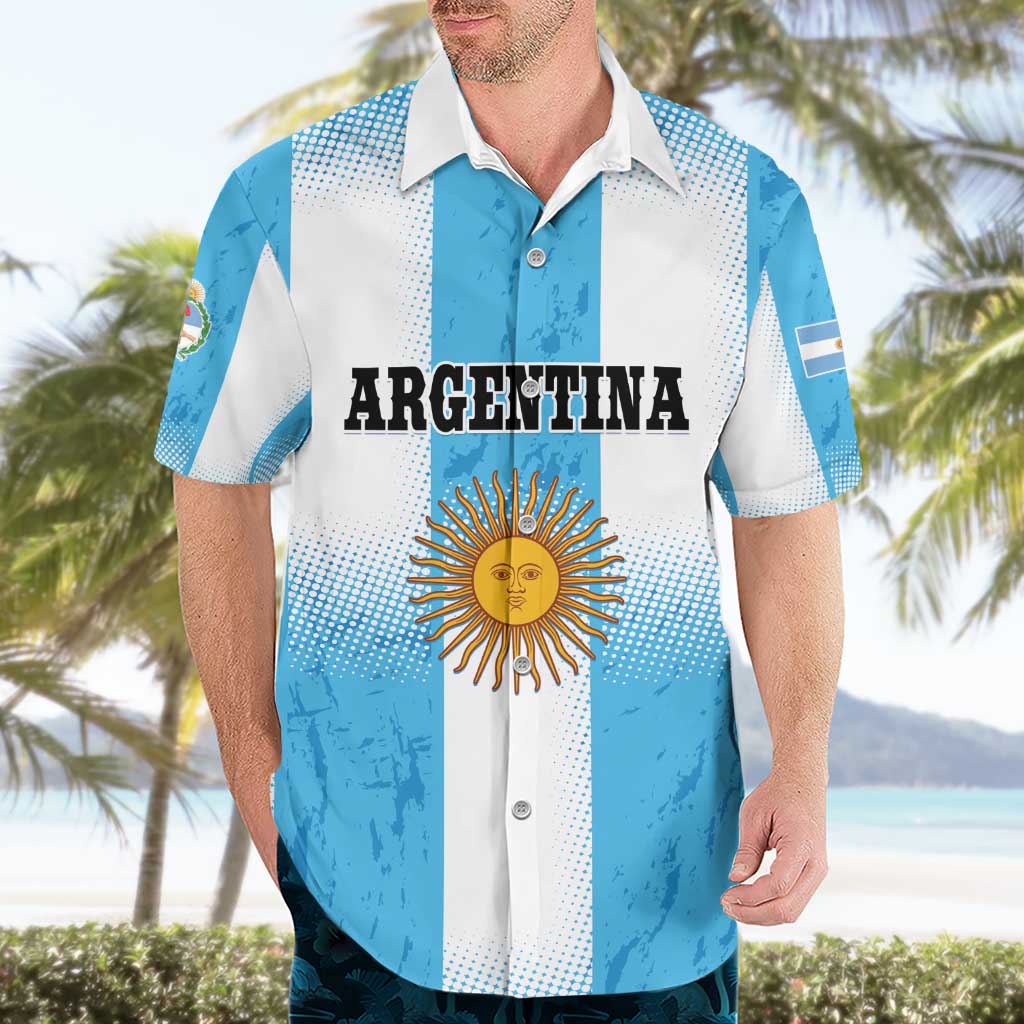 Custom Argentina Football Hawaiian Shirt