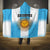Argentina Football Hooded Blanket
