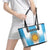 Argentina Football Leather Tote Bag