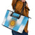 Argentina Football Leather Tote Bag
