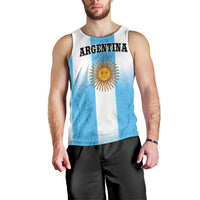 Custom Argentina Football Men Tank Top