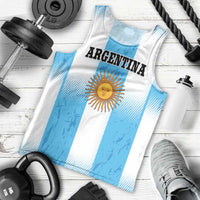 Custom Argentina Football Men Tank Top