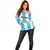 Custom Argentina Football Off Shoulder Sweater