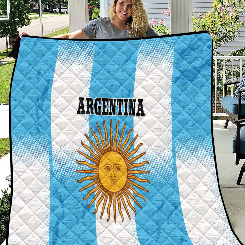 Argentina Football Quilt