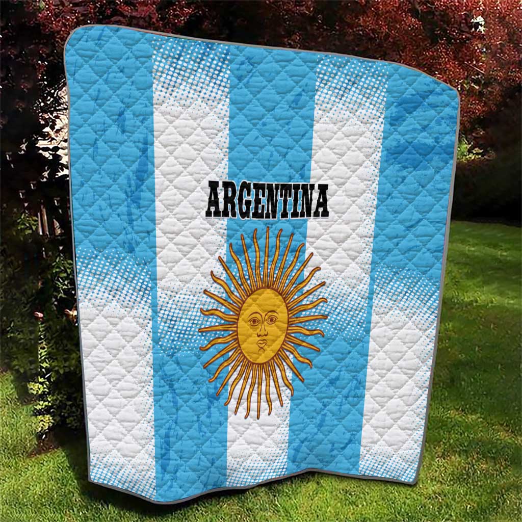 Argentina Football Quilt