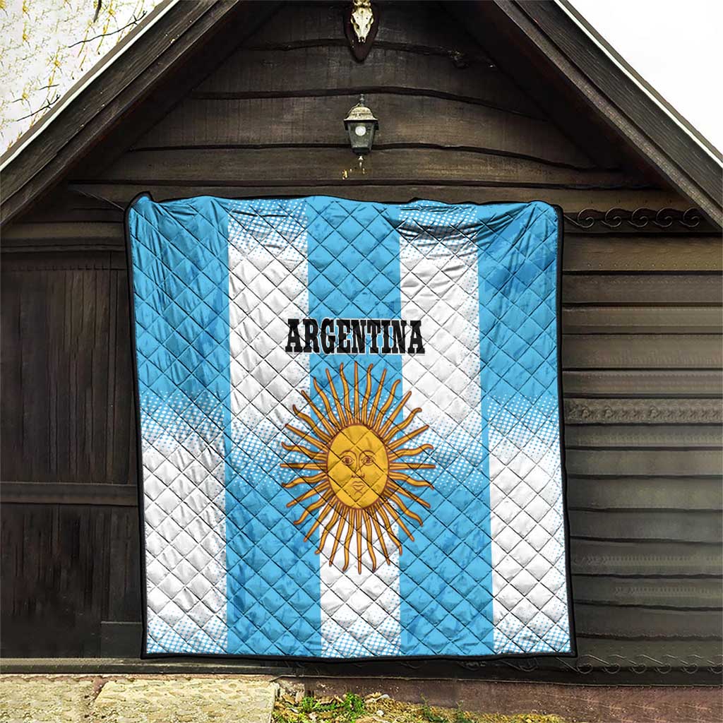 Argentina Football Quilt