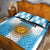 Argentina Football Quilt Bed Set