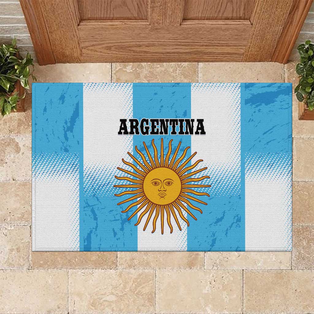 Argentina Football Rubber Doormat